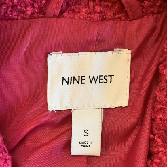 Nine West Double Breasted Tweed Blazer - Picture 8 of 16